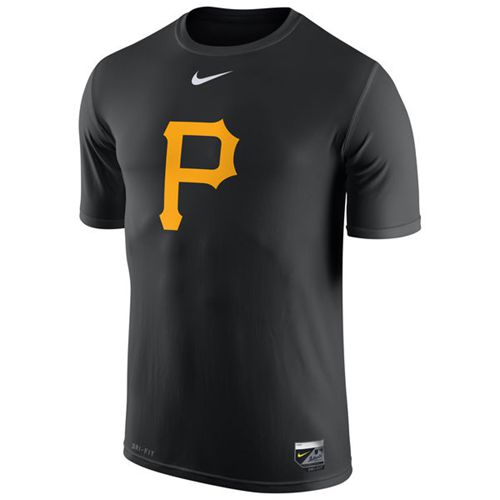 Pittsburgh Pirates Nike Authentic Collection Legend Logo 1.5 Performance T-Shirt Black Pittsburgh Pirates Nike Authentic Collection Legend Logo 1.5 Performance T-Shirt Black