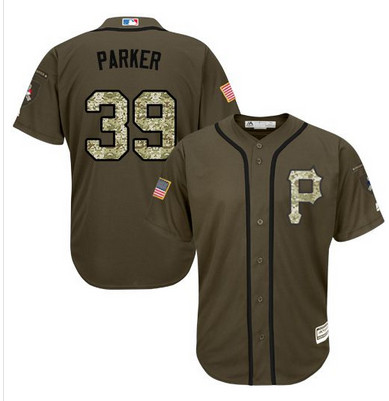 Pirates #39 Dave Parker Green Salute to Service Stitched MLB Jersey Pirates #39 Dave Parker Green Salute to Service Stitched MLB Jersey