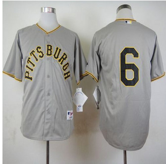 Pittsburgh Pirates #6 Starling Marte Grey 1953 Turn Back The Clock Stitched Baseball Jersey Pittsburgh Pirates #6 Starling Marte Grey 1953 Turn Back The Clock Stitched Baseball Jersey