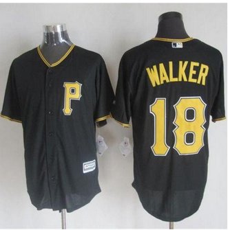 Pittsburgh Pirates #18 Neil Walker Black New Cool Base Stitched Baseball Jersey Pittsburgh Pirates #18 Neil Walker Black New Cool Base Stitched Baseball Jersey