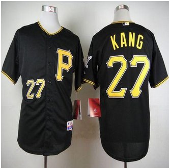 Pittsburgh Pirates #27 Jung-ho Kang Black Cool Base Stitched Baseball Jersey Pittsburgh Pirates #27 Jung-ho Kang Black Cool Base Stitched Baseball Jersey