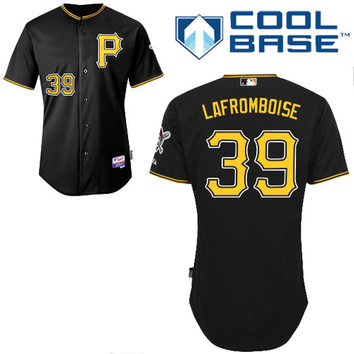 Pittsburgh Pirates #39Bobby Lafromboise Authentic Andrew McCutchen Alternate black Jersey