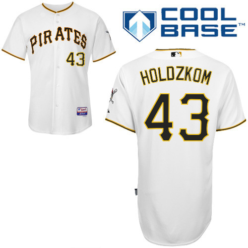 Pittsburgh Pirates #43John Holdzkom Authentic Andrew McCutchen Home White Jersey Pittsburgh Pirates #43John Holdzkom Authentic Andrew McCutchen Home White Jersey