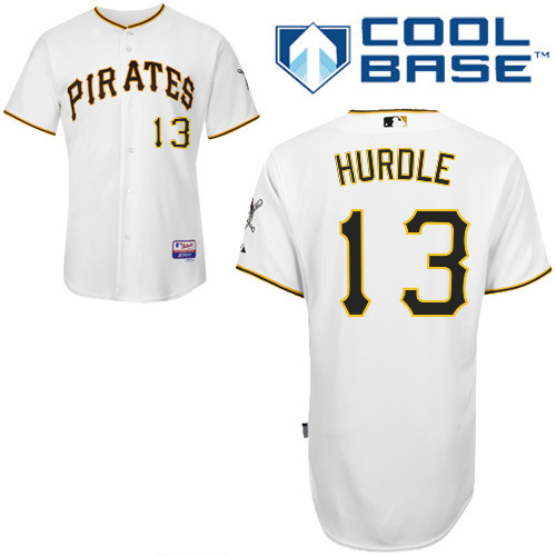 Pittsburgh Pirates #13 Clint Hurdle Authentic Andrew McCutchen Home White Jersey