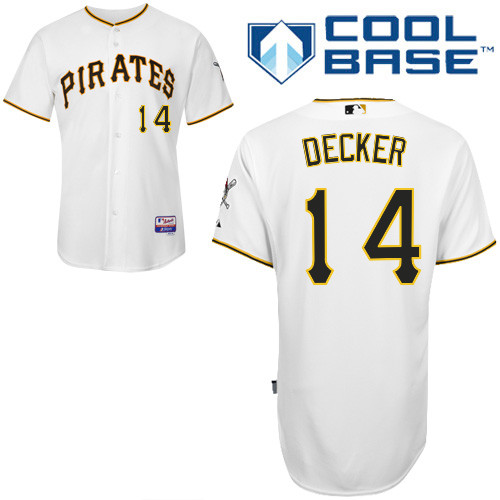 Pittsburgh Pirates #14Jaff Decker Authentic Andrew McCutchen Home White Jersey Pittsburgh Pirates #14Jaff Decker Authentic Andrew McCutchen Home White Jersey