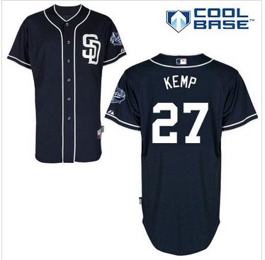 Pittsburgh Pirates #27 Matt Kemp Dark Blue Alternate 1 Cool Base Stitched Baseball Jersey
