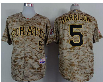 Pittsburgh Pirates #5 Josh Harrison Camo Alternate Cool Base Stitched Baseball Jersey Pittsburgh Pirates #5 Josh Harrison Camo Alternate Cool Base Stitched Baseball Jersey