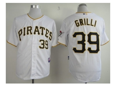 mlb jerseys pittsburgh pirates #39 grilli white mlb jerseys pittsburgh pirates #39 grilli white