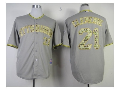 MLB Jerseys Pittsburgh Pirates #21 Clemente grey(number camo) MLB Jerseys Pittsburgh Pirates #21 Clemente grey(number camo)