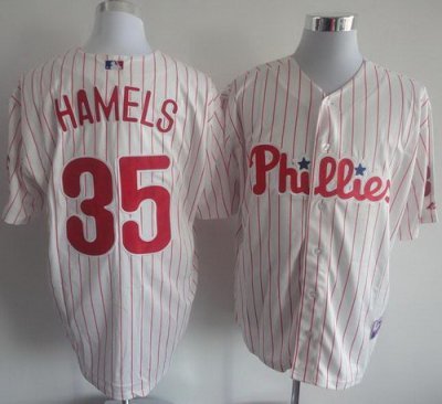 Philadelphia Phillies 35 Cole Hamels White Red Strip MLB Jerseys Philadelphia Phillies 35 Cole Hamels White Red Strip MLB Jerseys