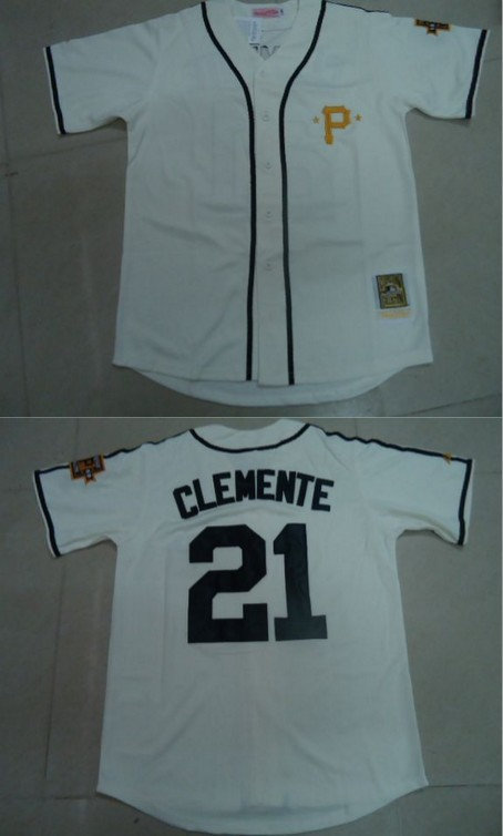 MLB Pittsburgh Pirates #21 clemente White Jersey MLB Pittsburgh Pirates #21 clemente White Jersey