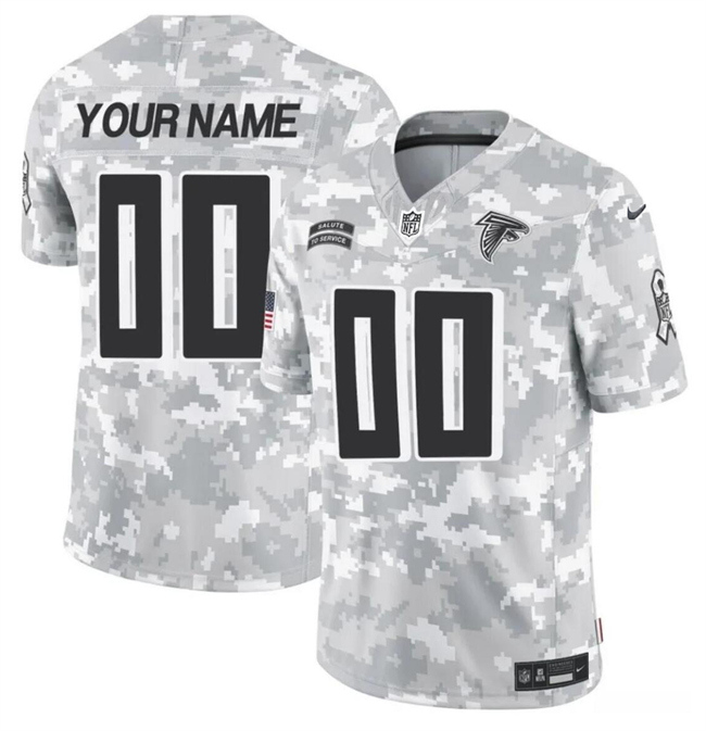 Youth Atlanta Falcons Active Player Custom 2024 F.U.S.E Arctic Camo Salute To Service Limited Stitched Football Jersey Youth Atlanta Falcons Active Player Custom 2024 F.U.S.E Arctic Camo Salute To Service Limited Stitched Football Jersey