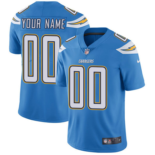 Nike Los Angeles Chargers Limited Electric Blue Alternate Youth Jersey NFL Vapor Untouchable Customized jerseys