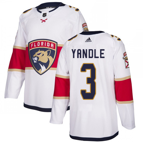 Adidas Panthers #3 Keith Yandle White Road Authentic Stitched NHL Jersey Adidas Panthers #3 Keith Yandle White Road Authentic Stitched NHL Jersey