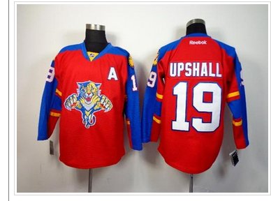 Florida Panthers #19 Scottie Upshall Red Stitched NHL Jersey