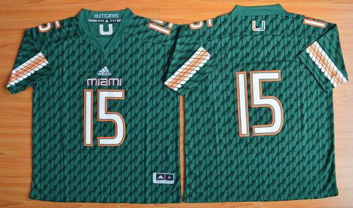 Hurricanes #15 Brad Kaaya Green Stitched NCAA Jerseys Hurricanes #15 Brad Kaaya Green Stitched NCAA Jerseys