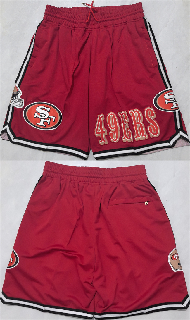 Men's San Francisco 49ers Red Shorts (Run Small) Men's San Francisco 49ers Red Shorts (Run Small)