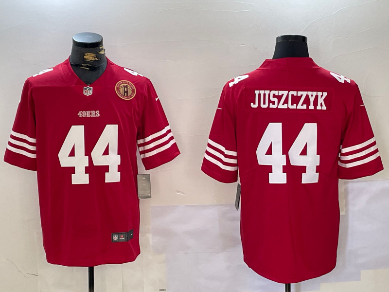 Men's San Francisco 49ers #44 Kyle Juszczyk Red Vapor Untouchable Limited Stitched Jersey 3 Men's San Francisco 49ers #44 Kyle Juszczyk Red Vapor Untouchable Limited Stitched Jersey 3