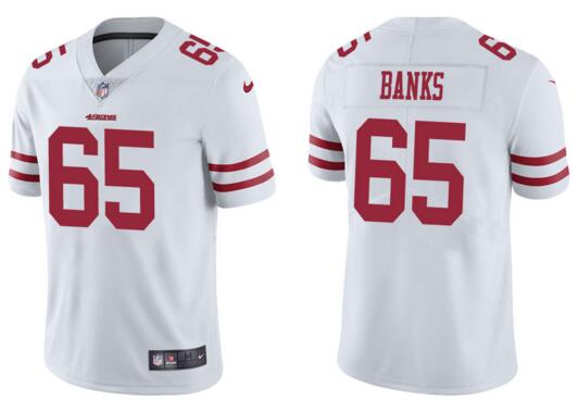 Nike 49ers 65 Aaron Banks White Vapor Untouchable Limited Jersey Nike 49ers 65 Aaron Banks White Vapor Untouchable Limited Jersey