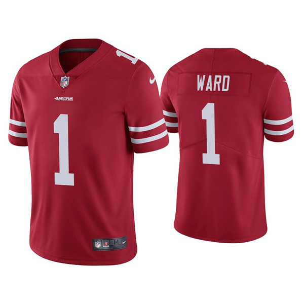 Men's 49ers #1 Jimmie Ward Red Vapor limited Jersey Men's 49ers #1 Jimmie Ward Red Vapor limited Jersey