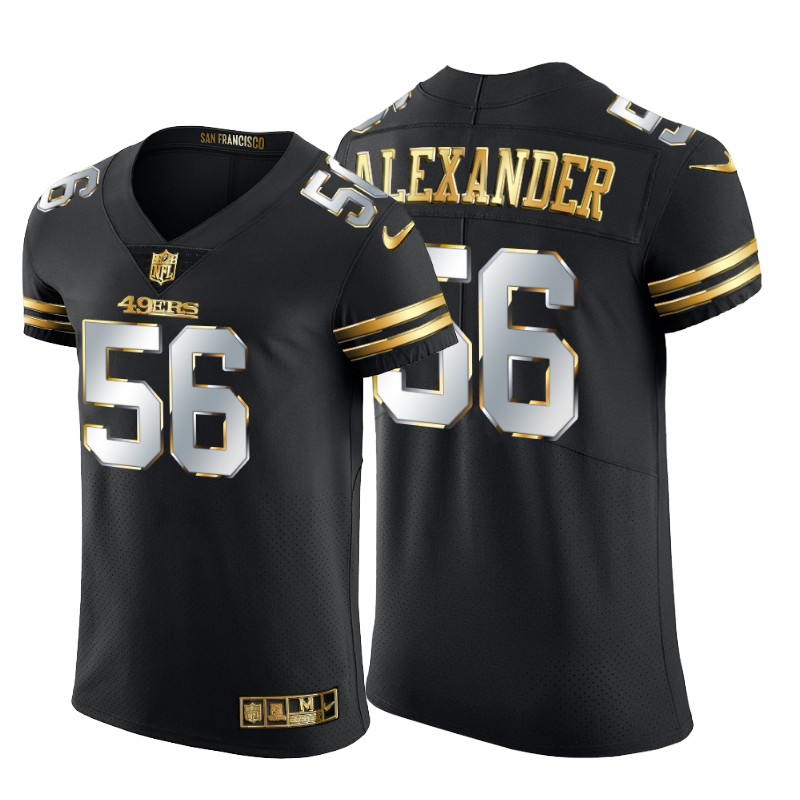 San Francisco 49ers #56 Kwon Alexander Men's Nike Black Edition Vapor Untouchable Elite NFL Jersey San Francisco 49ers #56 Kwon Alexander Men's Nike Black Edition Vapor Untouchable Elite NFL Jersey
