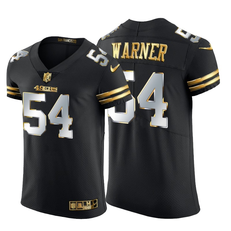 San Francisco 49ers #54 Fred Warner Men's Nike Black Edition Vapor Untouchable Elite NFL Jersey San Francisco 49ers #54 Fred Warner Men's Nike Black Edition Vapor Untouchable Elite NFL Jersey