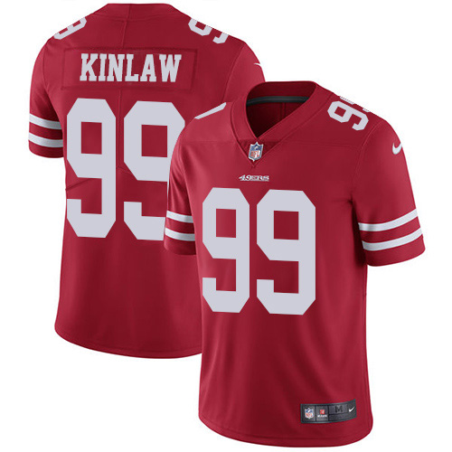 Nike 49ers #99 Javon Kinlaw Red Team Color Men's Stitched NFL Vapor Untouchable Limited Jersey Nike 49ers #99 Javon Kinlaw Red Team Color Men's Stitched NFL Vapor Untouchable Limited Jersey