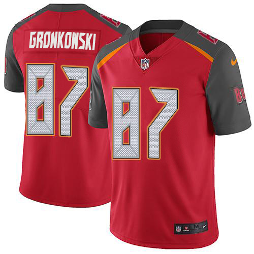 Nike Buccaneers #87 Rob Gronkowski Red Team Color Men's Stitched NFL Vapor Untouchable Limited Jersey Nike Buccaneers #87 Rob Gronkowski Red Team Color Men's Stitched NFL Vapor Untouchable Limited Jersey