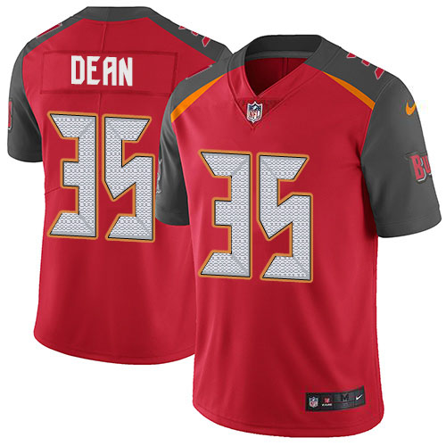 Nike Buccaneers #35 Jamel Dean Red Team Color Men's Stitched NFL Vapor Untouchable Limited Jersey Nike Buccaneers #35 Jamel Dean Red Team Color Men's Stitched NFL Vapor Untouchable Limited Jersey