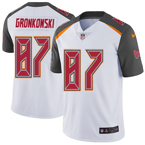 Nike Buccaneers #87 Rob Gronkowski White Men's Stitched NFL Vapor Untouchable Limited Jersey Nike Buccaneers #87 Rob Gronkowski White Men's Stitched NFL Vapor Untouchable Limited Jersey
