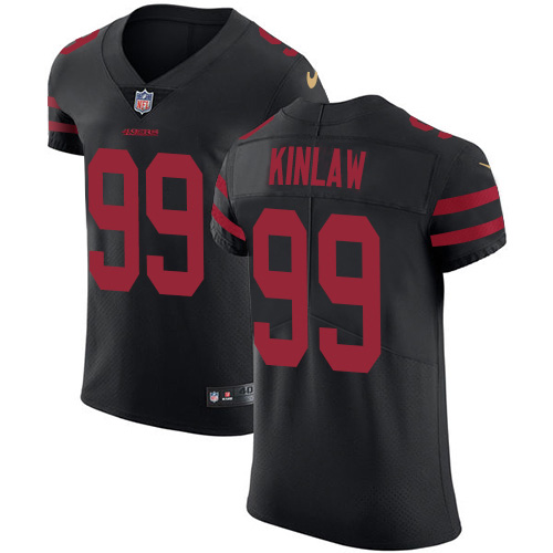 Nike 49ers #99 Javon Kinlaw Black Alternate Men's Stitched NFL New Elite Jersey Nike 49ers #99 Javon Kinlaw Black Alternate Men's Stitched NFL New Elite Jersey