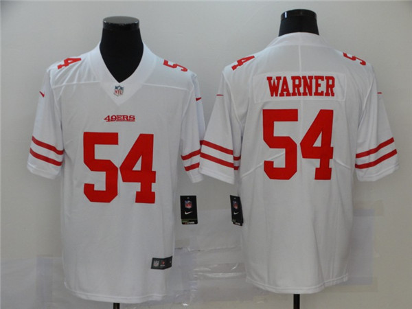 Nike 49ers 54 Fred Warner White Vapor Untouchable Limited Jersey Nike 49ers 54 Fred Warner White Vapor Untouchable Limited Jersey