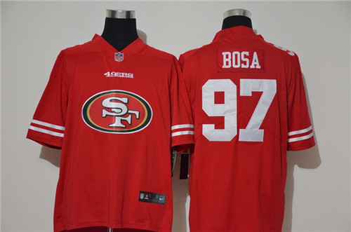 Nike 49ers 97 Nick Bosa Red Vapor Untouchable Limited Jersey Nike 49ers 97 Nick Bosa Red Vapor Untouchable Limited Jersey