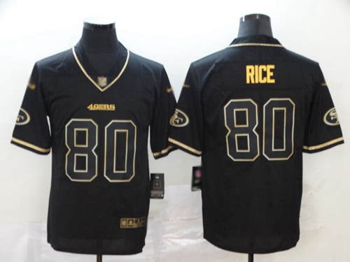49ers #80 Jerry Rice Black Men's Stitched Football Limited Golden Edition Jersey 49ers #80 Jerry Rice Black Men's Stitched Football Limited Golden Edition Jersey