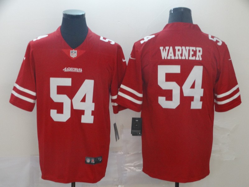 Nike 49ers 54 Fred Warner Red Vapor Untouchable Limited Jersey Nike 49ers 54 Fred Warner Red Vapor Untouchable Limited Jersey