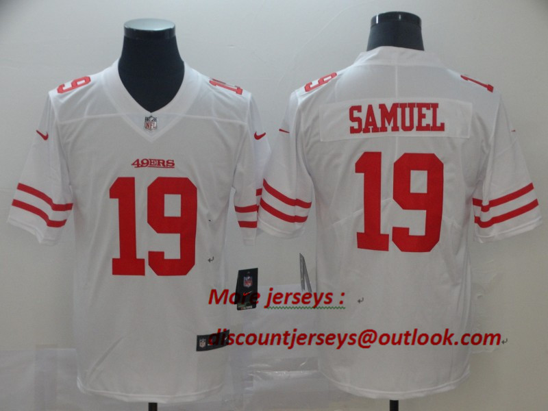 49ers 19 Deebo Samuel White Vapor Untouchable Limited Jesey 49ers 19 Deebo Samuel White Vapor Untouchable Limited Jesey