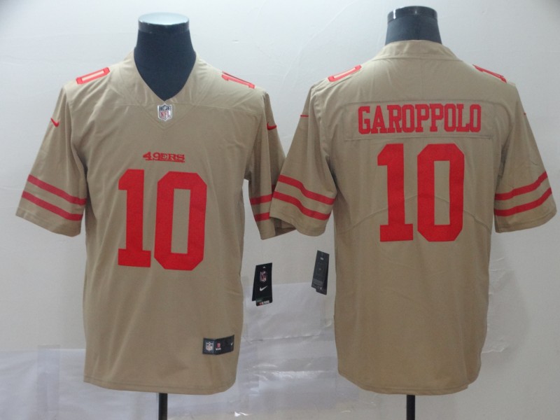 Nike 49ers 10 Jimmy Garoppolo Gold Inverted Legend Limited Jersey Nike 49ers 10 Jimmy Garoppolo Gold Inverted Legend Limited Jersey