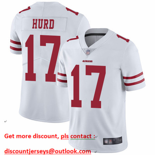 49ers #17 Jalen Hurd White Men's Stitched Football Vapor Untouchable Limited Jersey 49ers #17 Jalen Hurd White Men's Stitched Football Vapor Untouchable Limited Jersey