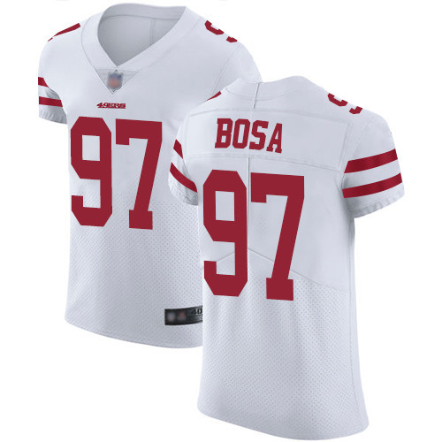 49ers #97 Nick Bosa White Men's Stitched Football Vapor Untouchable Elite Jersey 49ers #97 Nick Bosa White Men's Stitched Football Vapor Untouchable Elite Jersey
