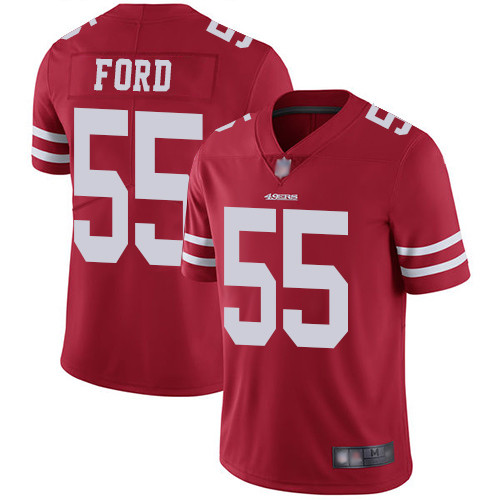 49ers #55 Dee Ford Red Team Color Men's Stitched Football Vapor Untouchable Limited Jersey 49ers #55 Dee Ford Red Team Color Men's Stitched Football Vapor Untouchable Limited Jersey