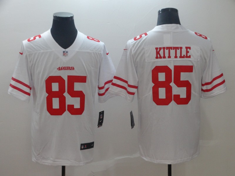 Nike 49ers 85 George Kittle White Vapor Untouchable Limited Jersey Nike 49ers 85 George Kittle White Vapor Untouchable Limited Jersey