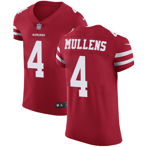 Nike 49ers #4 Nick Mullens Red Team Color Men's Stitched NFL Vapor Untouchable Elite Jersey Nike 49ers #4 Nick Mullens Red Team Color Men's Stitched NFL Vapor Untouchable Elite Jersey