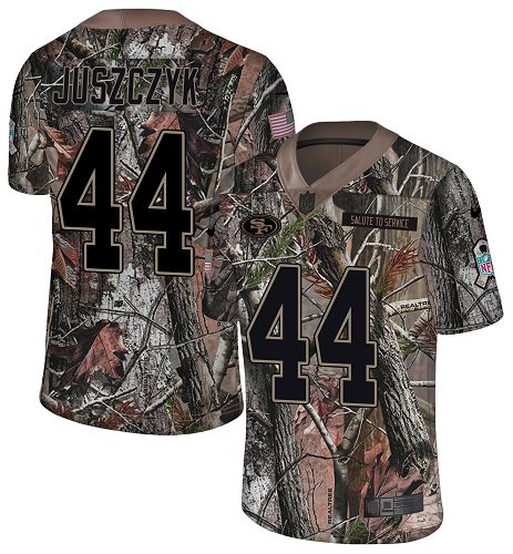 Nike 49ers #44 Kyle Juszczyk Camo Men's Stitched NFL Limited Rush Realtree Jersey Nike 49ers #44 Kyle Juszczyk Camo Men's Stitched NFL Limited Rush Realtree Jersey