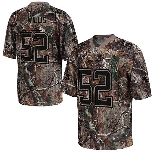 Nike 49ers #52 Patrick Willis Camo Men's Stitched NFL Realtree Elite Jersey Nike 49ers #52 Patrick Willis Camo Men's Stitched NFL Realtree Elite Jersey