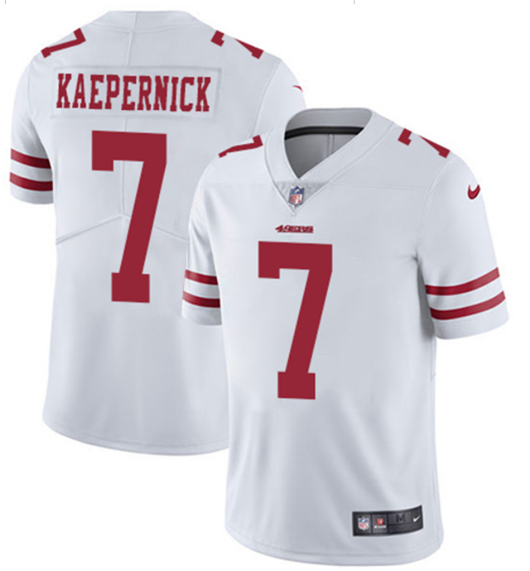 Nike 49ers 7 Colin Kaepernick White Vapor Untouchable Limited Jersey Nike 49ers 7 Colin Kaepernick White Vapor Untouchable Limited Jersey