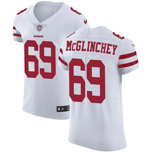Nike 49ers #69 Mike McGlinchey White Men's Stitched NFL Vapor Untouchable Elite Jersey Nike 49ers #69 Mike McGlinchey White Men's Stitched NFL Vapor Untouchable Elite Jersey