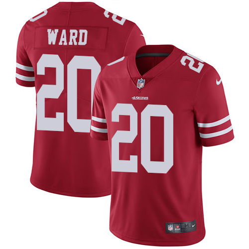 Nike 49ers #20 Jimmie Ward Red Team Color Men's Stitched NFL Vapor Untouchable Limited Jersey Nike 49ers #20 Jimmie Ward Red Team Color Men's Stitched NFL Vapor Untouchable Limited Jersey