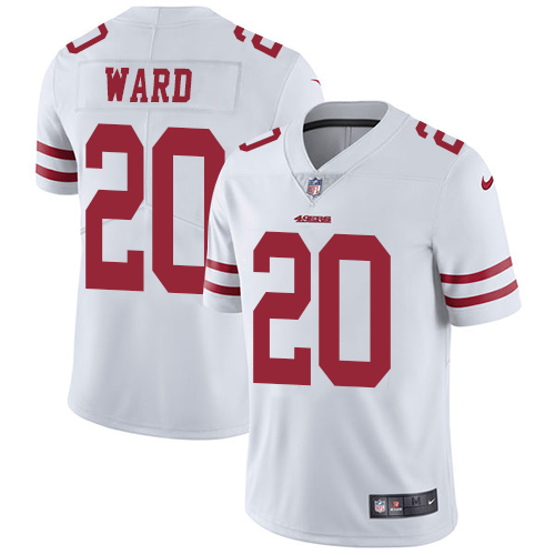 Nike 49ers #20 Jimmie Ward White Men's Stitched NFL Vapor Untouchable Limited Jersey Nike 49ers #20 Jimmie Ward White Men's Stitched NFL Vapor Untouchable Limited Jersey