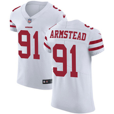 Nike 49ers #91 Arik Armstead White Men's Stitched NFL Vapor Untouchable Elite Jersey Nike 49ers #91 Arik Armstead White Men's Stitched NFL Vapor Untouchable Elite Jersey