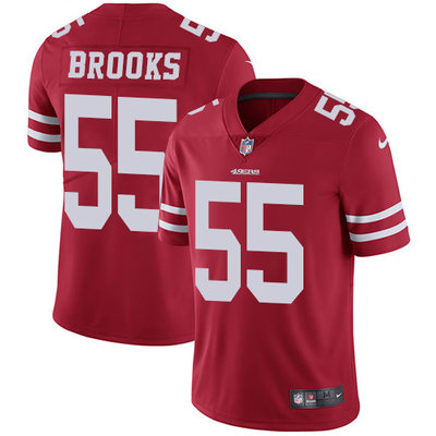 Nike 49ers #55 Ahmad Brooks Red Team Color Men's Stitched NFL Vapor Untouchable Limited Jersey Nike 49ers #55 Ahmad Brooks Red Team Color Men's Stitched NFL Vapor Untouchable Limited Jersey